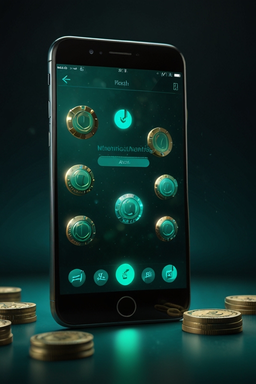 Golden Lion casino app on smartphone